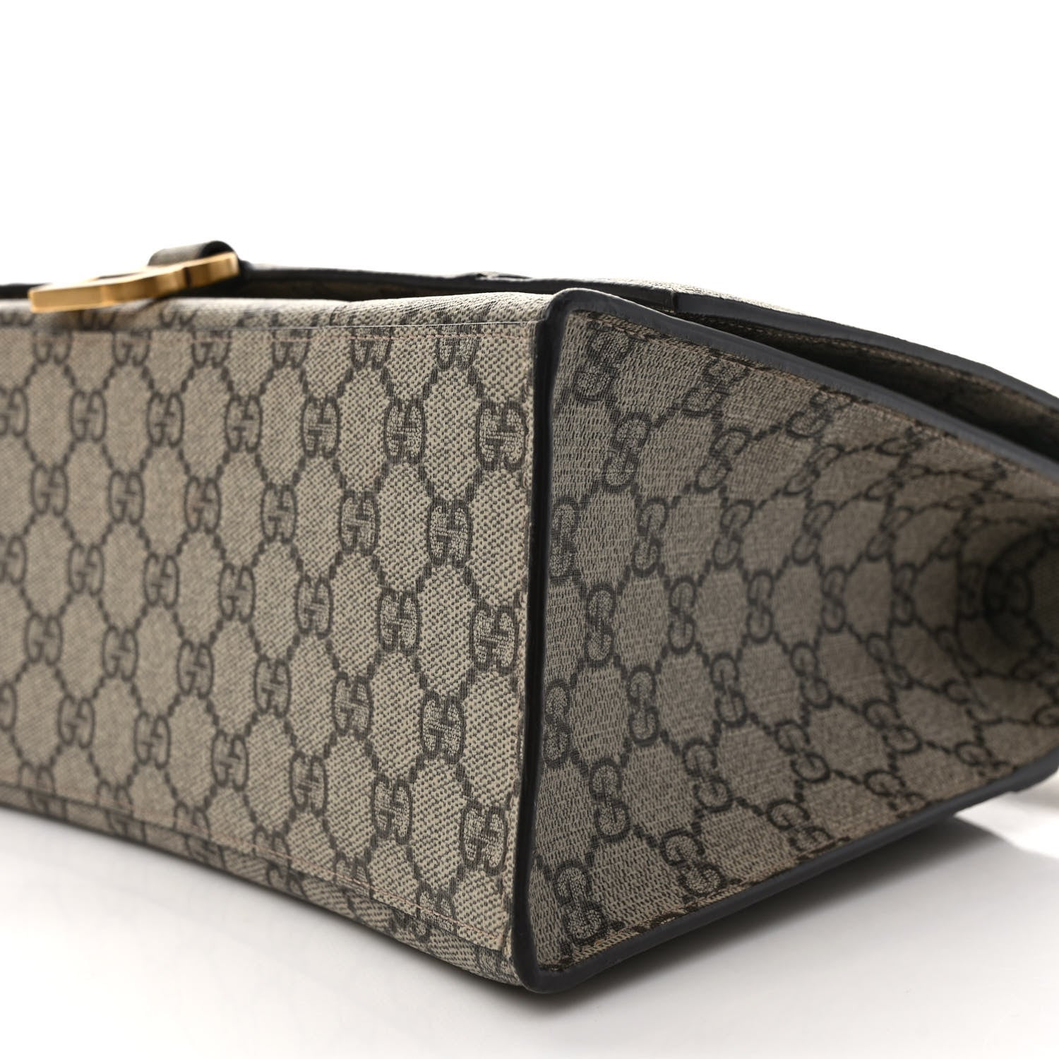 Balenciaga X GUCCI GG Supreme Monogram Medium Hourglass Top Handle Bag Beige Ebony 9 of 9