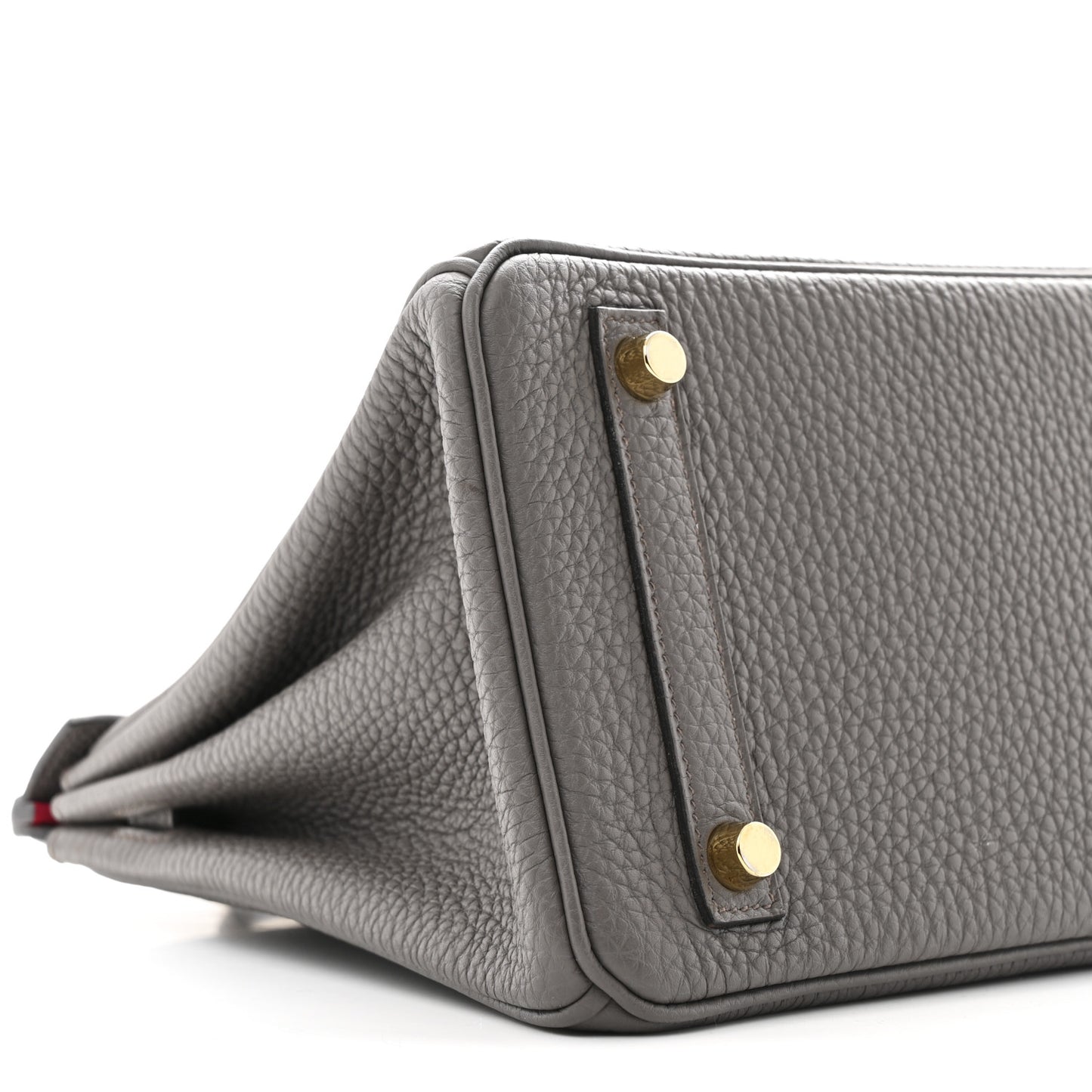 Togo Horseshoe Birkin 25 Etain Rose Extreme