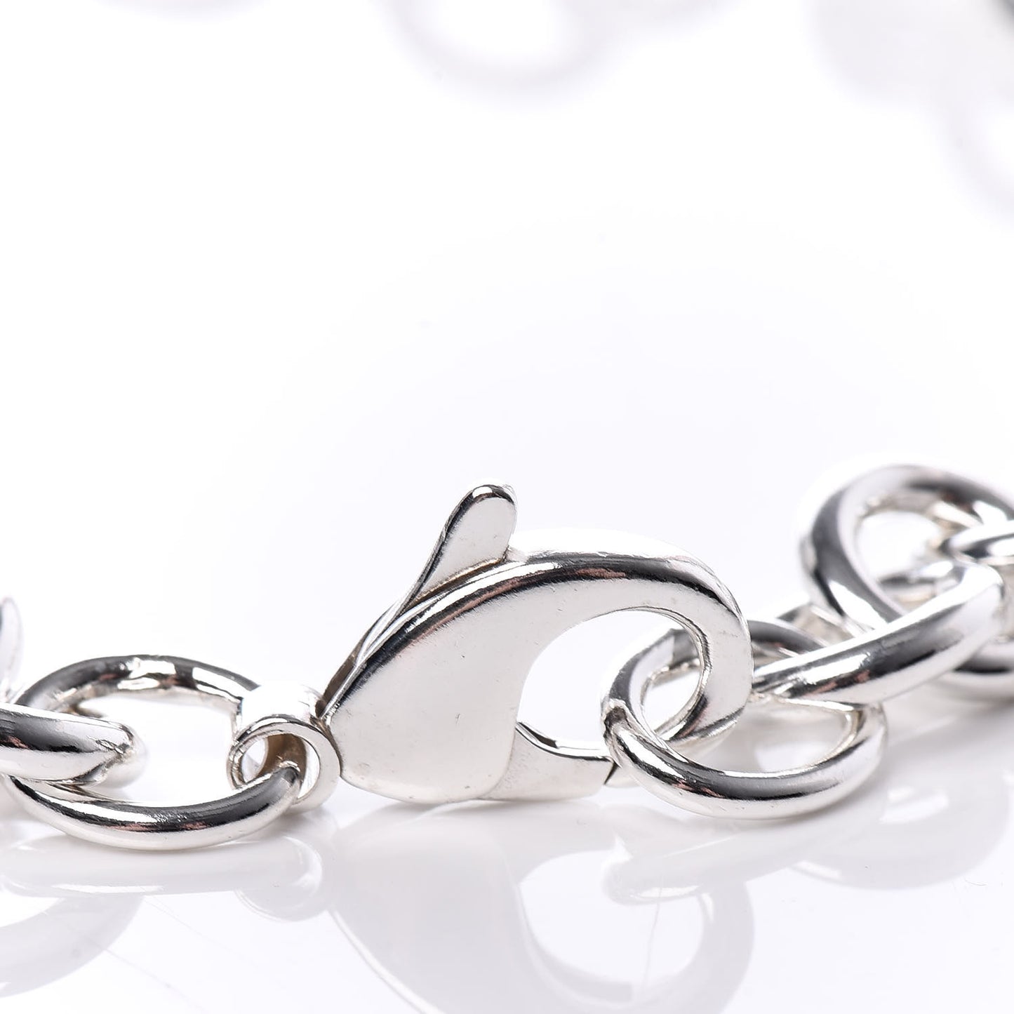 Sterling Silver Heart Tag Toggle Necklace