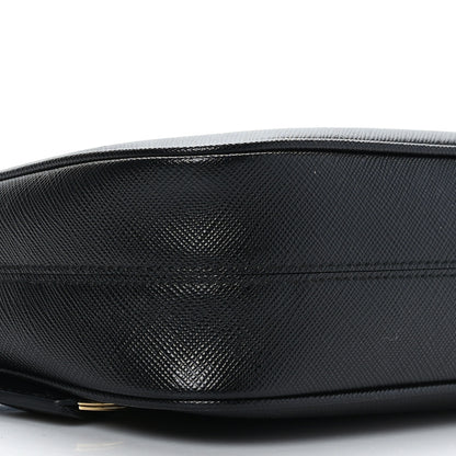 Prada Saffiano Lux Mini Re-Edition Shoulder Bag Black 7 of 8