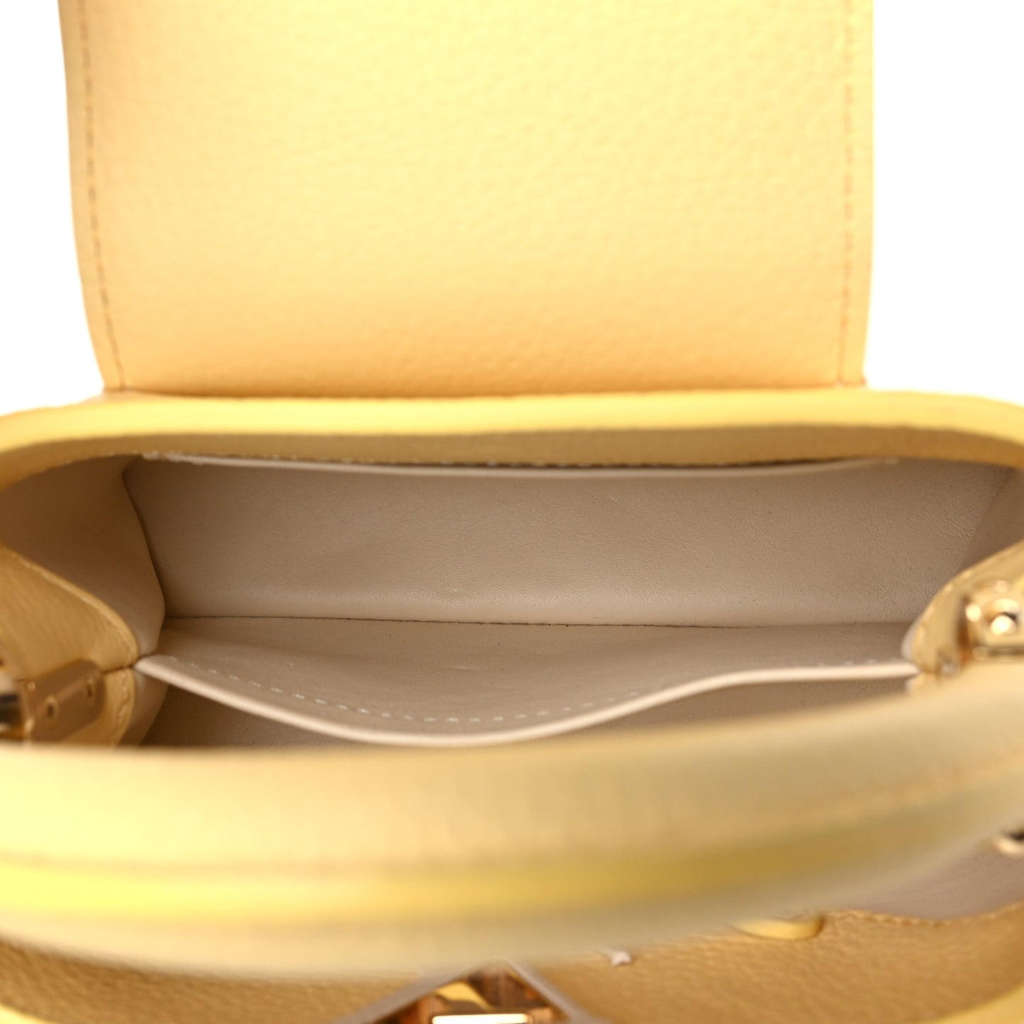 Taurillon Mini Capucines Jaune Plume