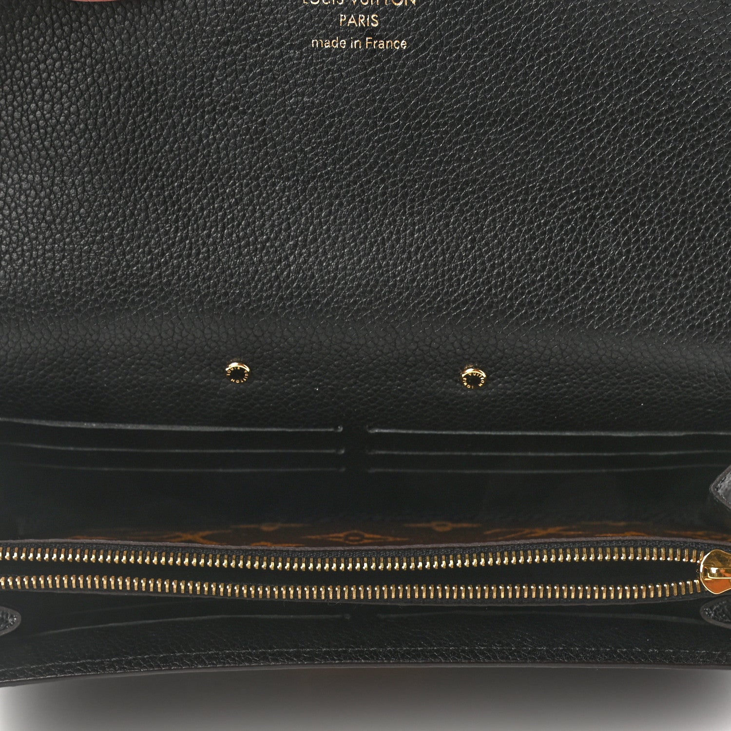 Louis Vuitton Monogram Pallas Wallet Black 5 of 7