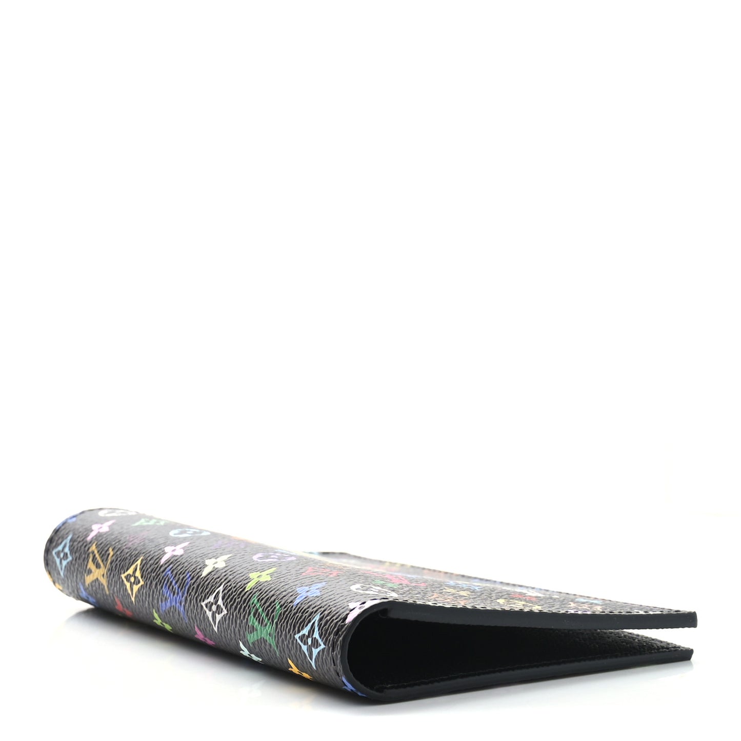 LV X TM Monogram Multicolor Passport Cover Black