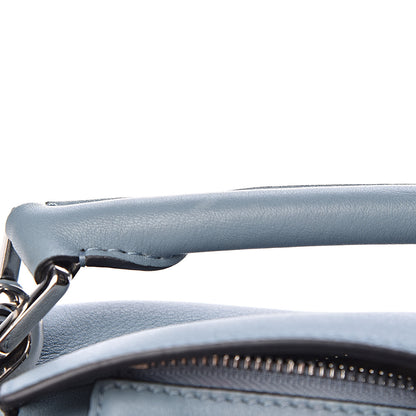 Loewe Calfskin Small Puzzle Bag Stone Blue 8 of 10