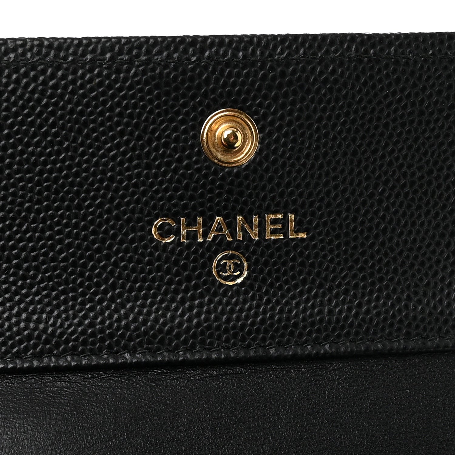 Chanel Caviar Quilted Small Boy Flap Wallet Black 6 of 7