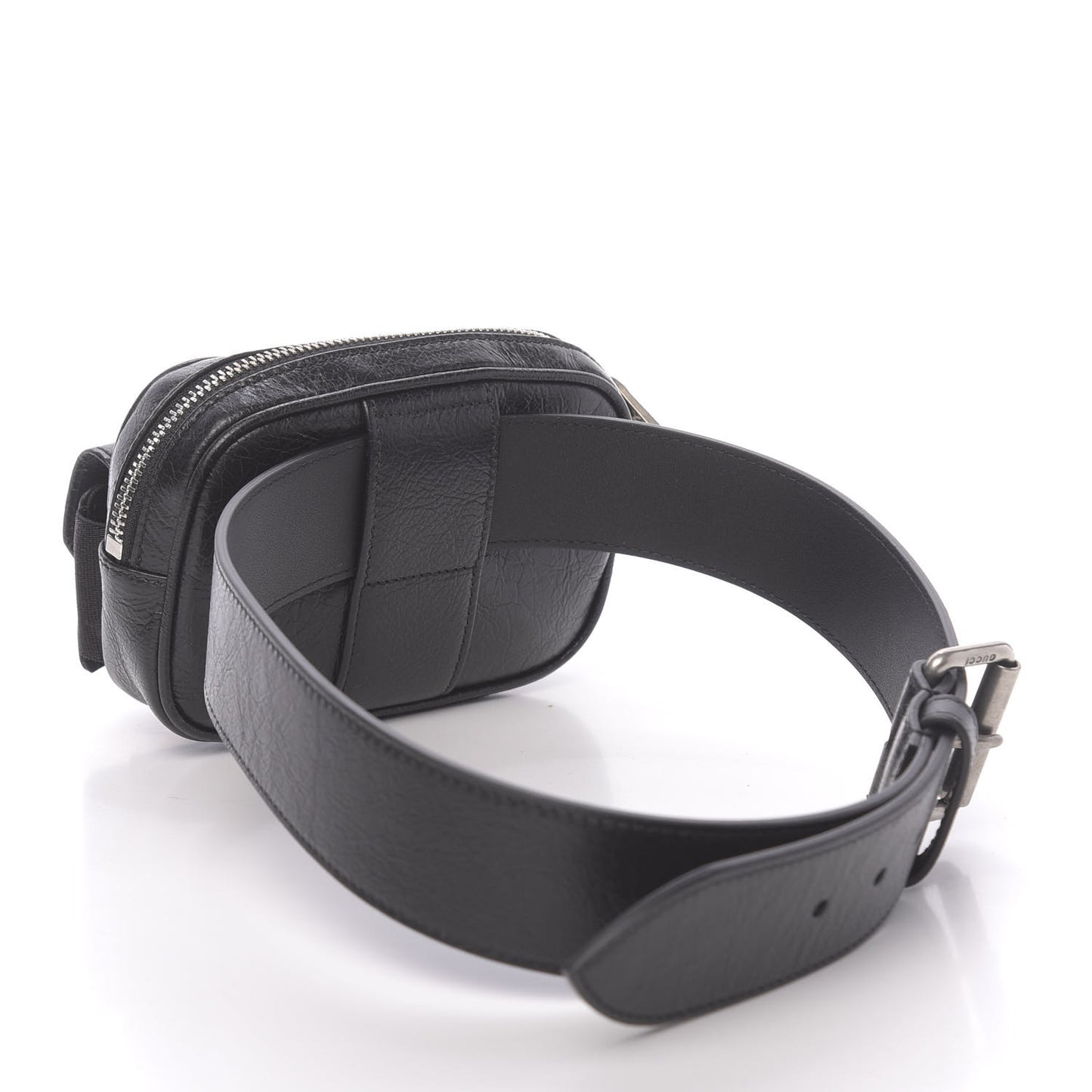 Fluffy Calfskin Mini Morpheus Belt Bag 70 28 Black