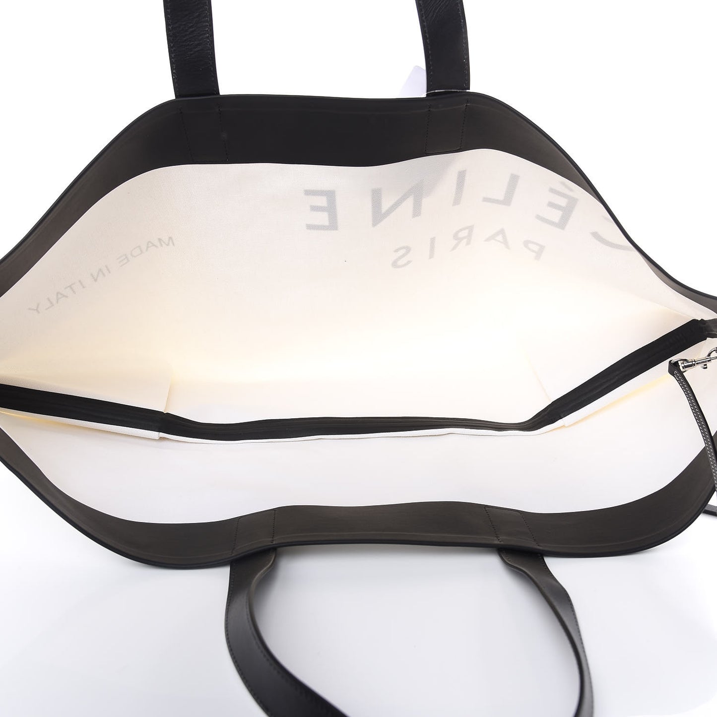 Textile Medium Made In Tote Black White