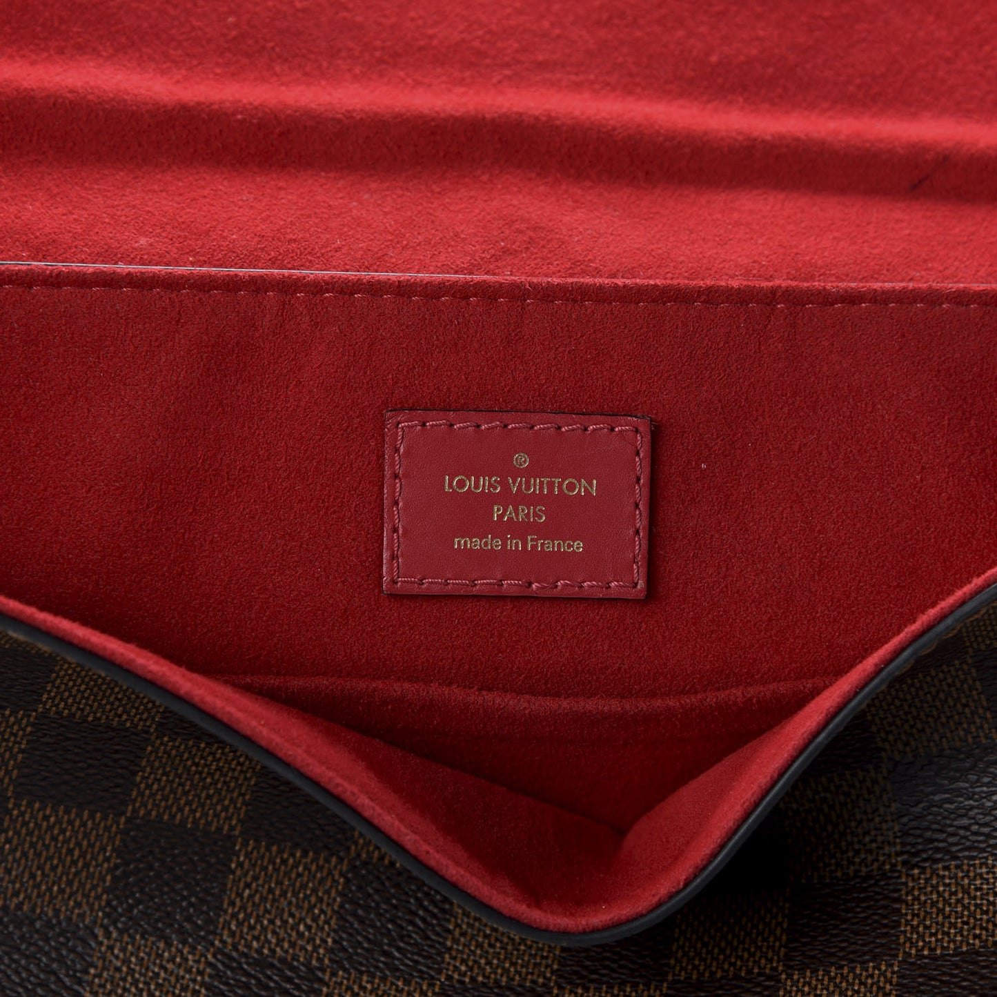 Damier Ebene Beaubourg MM Scarlet