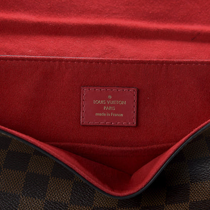 Louis Vuitton Damier Ebene Beaubourg MM Scarlet 7 of 11