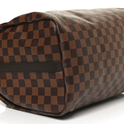 Louis Vuitton Damier Ebene Speedy Bandouliere 35 9 of 10
