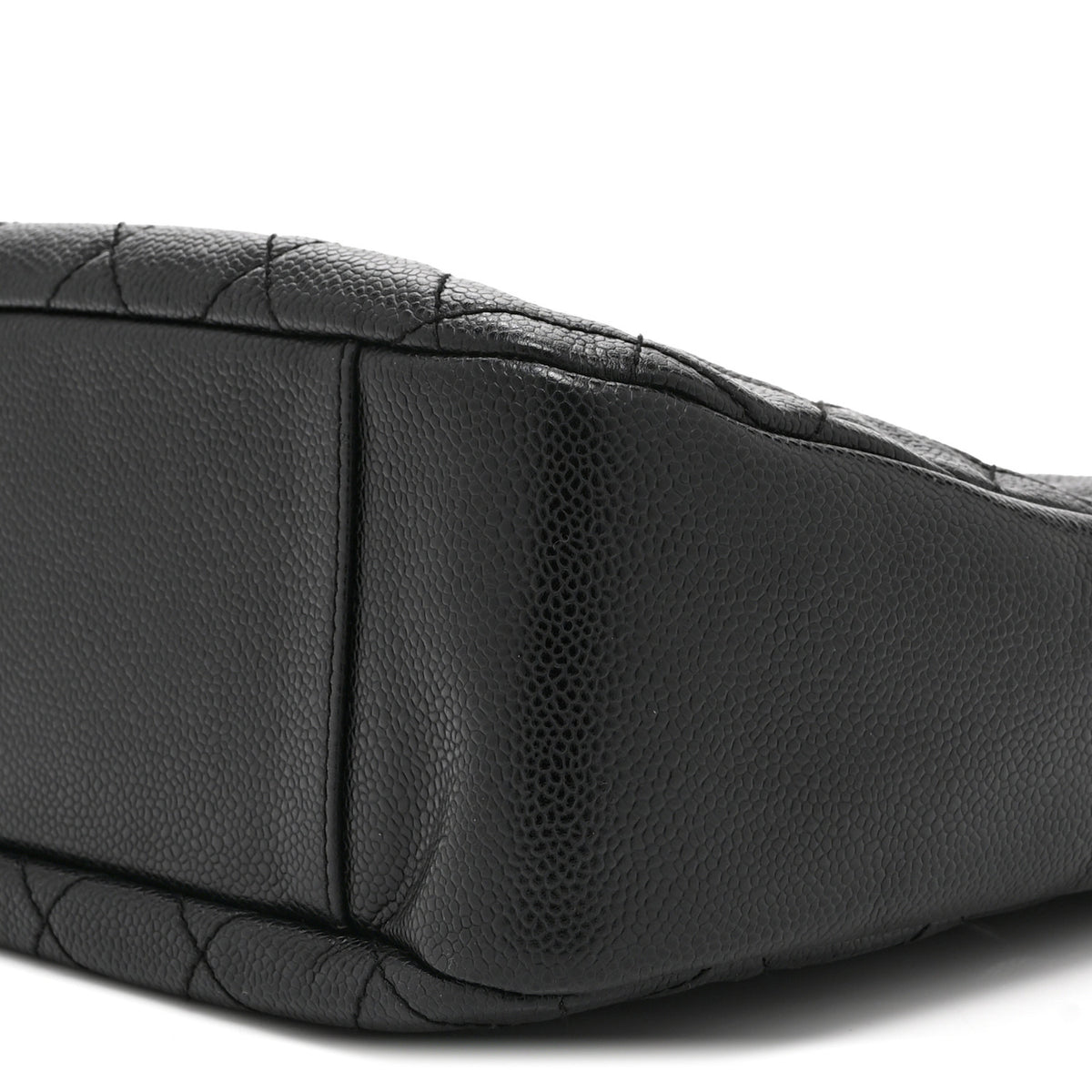 Caviar Quilted Timeless CC Shoulder Bag Black