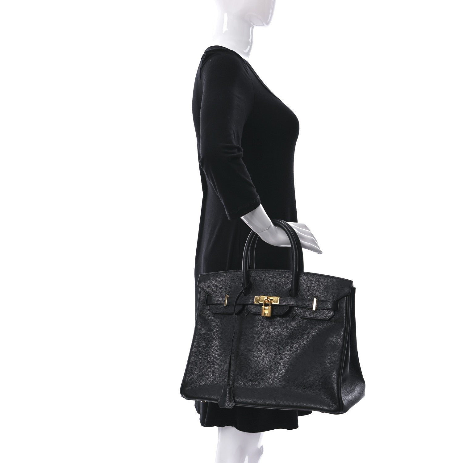 Hermes Ardennes Birkin 35 Black 2 of 14