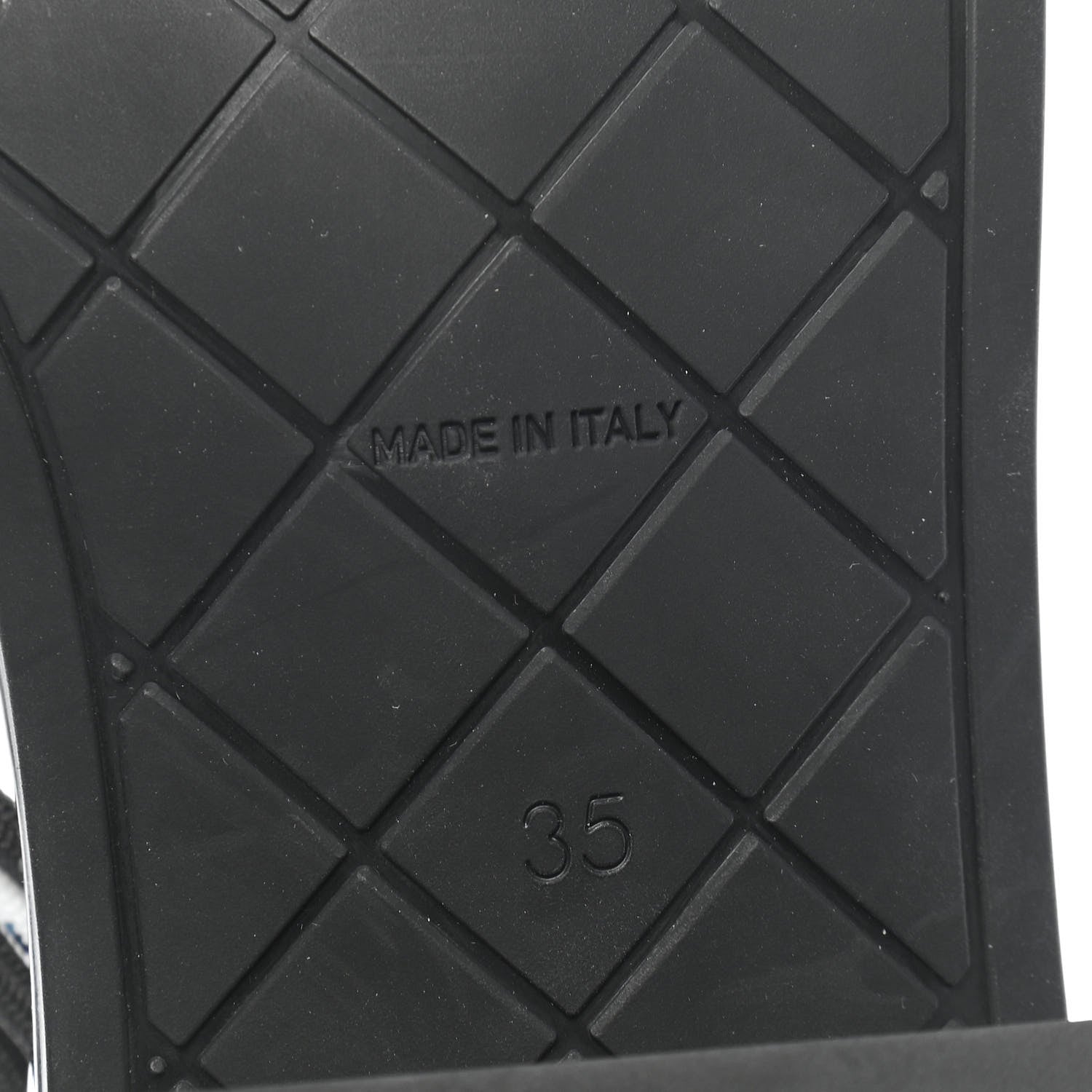 Chanel Cord CC Chain Thong Sandals 35 Black 7 of 7