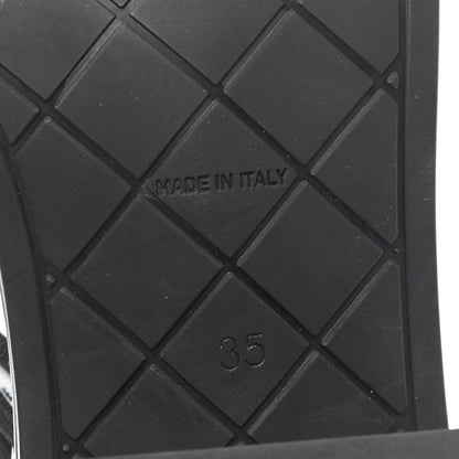 Chanel Cord CC Chain Thong Sandals 35 Black 7 of 7