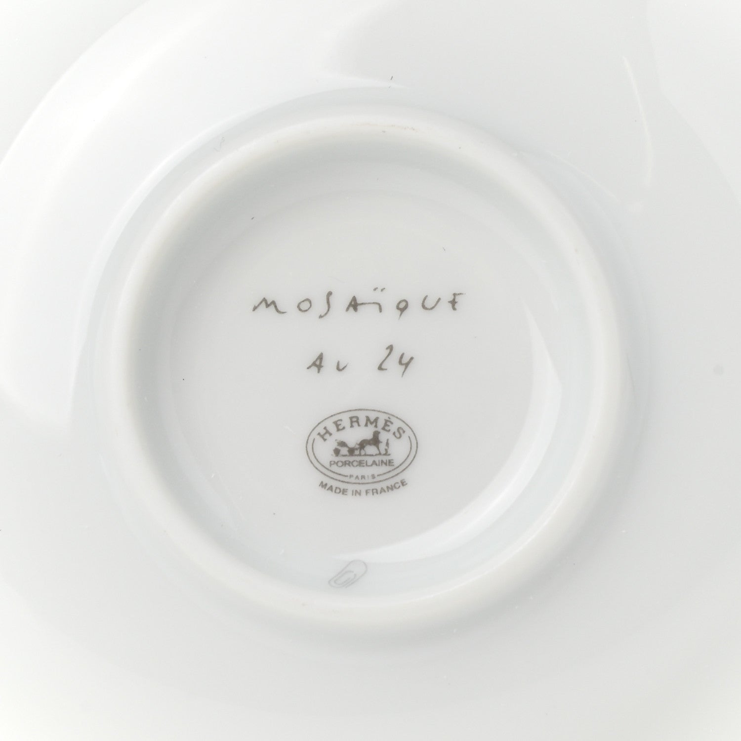 Hermes Porcelain Mosaique au 24 Soy Dish Set of 2 4 of 6