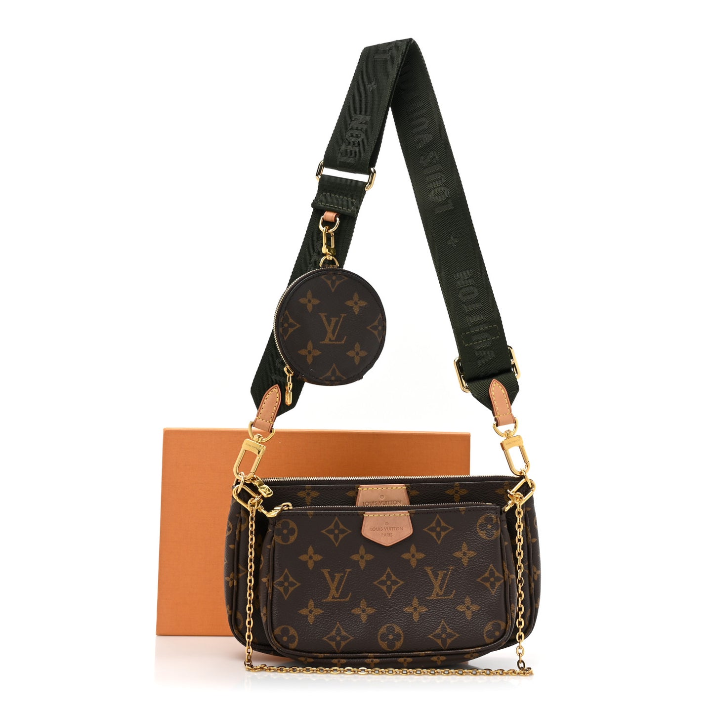 Monogram Multi Pochette Accessories Kaki