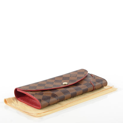 Louis Vuitton Damier Ebene Caissa Wallet Cherry 4 of 7