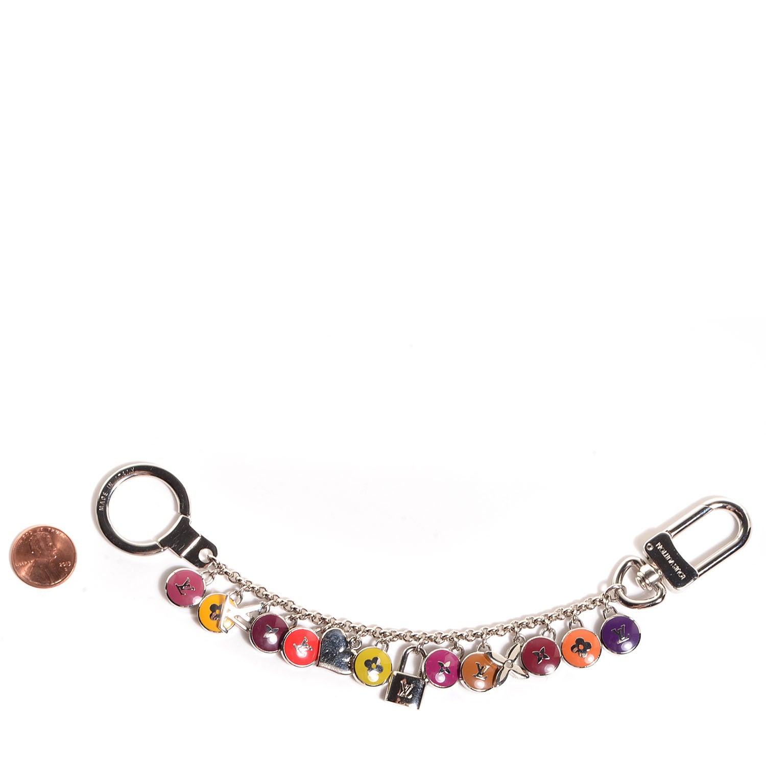 Louis Vuitton Pastilles Key Chain Bag Charm Multicolor 2 of 5