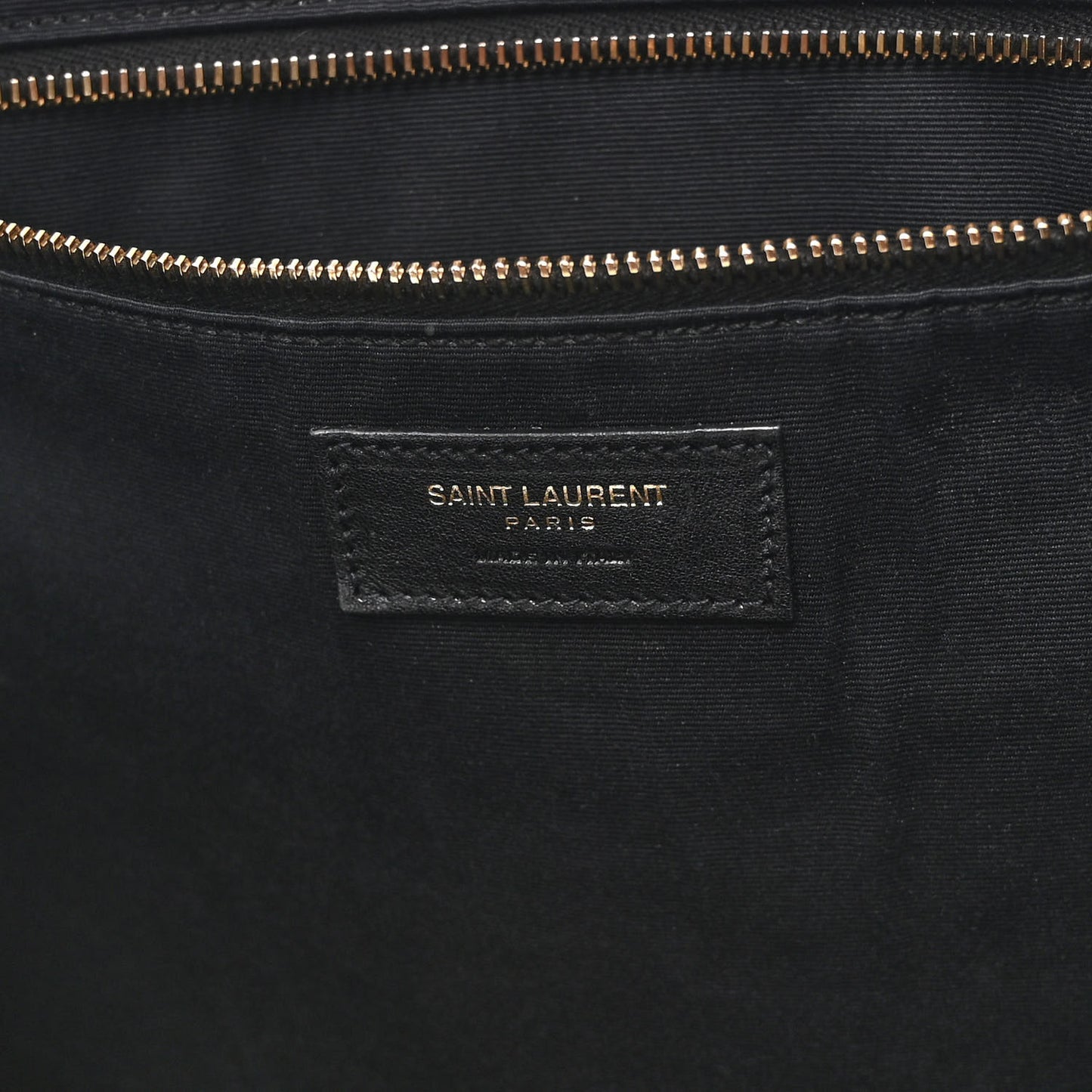 Canvas Calfskin Leopard Print Rive Gauche Noe Tote Natural Black