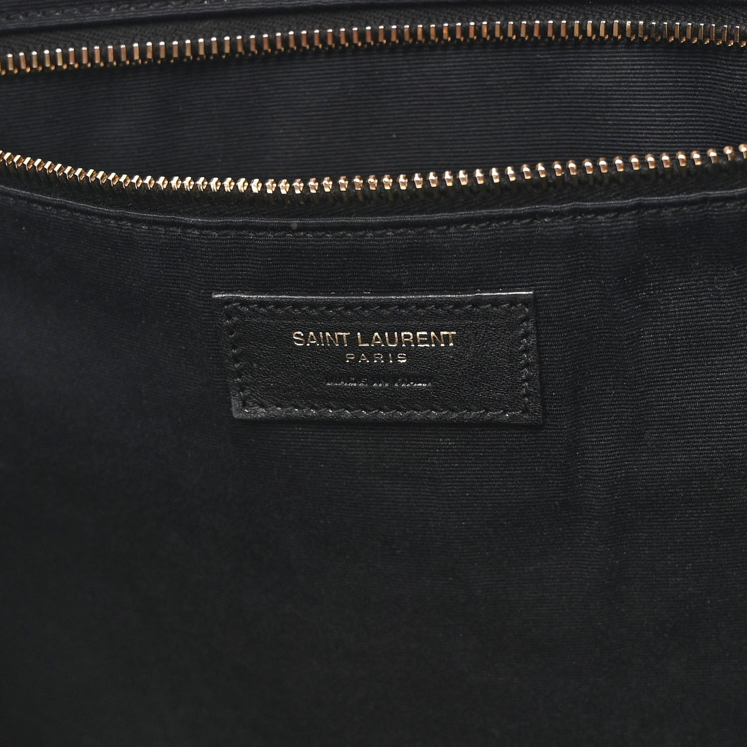 Saint Laurent Canvas Calfskin Leopard Print Rive Gauche Noe Tote Natural Black 6 of 9