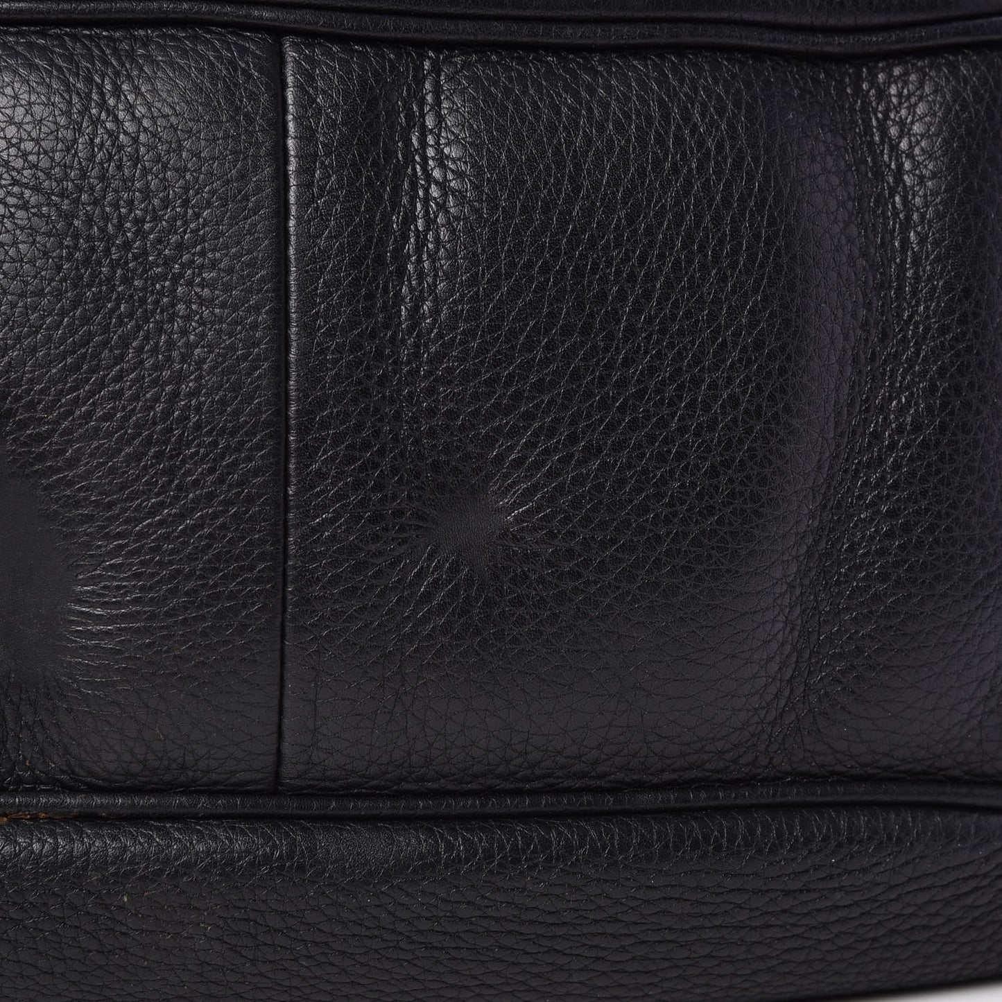 Pebbled Calfskin Medium Emily Hobo Black