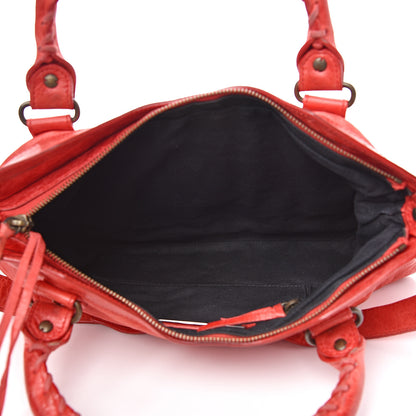 Balenciaga Agneau Classic Hardware First Rouge Coquelicot 4 of 16