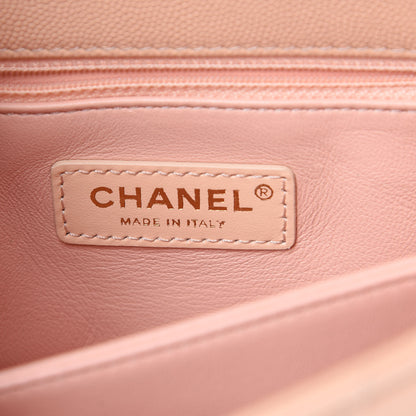 Chanel Caviar Quilted Mini Coco Handle Flap Light Pink 6 of 11