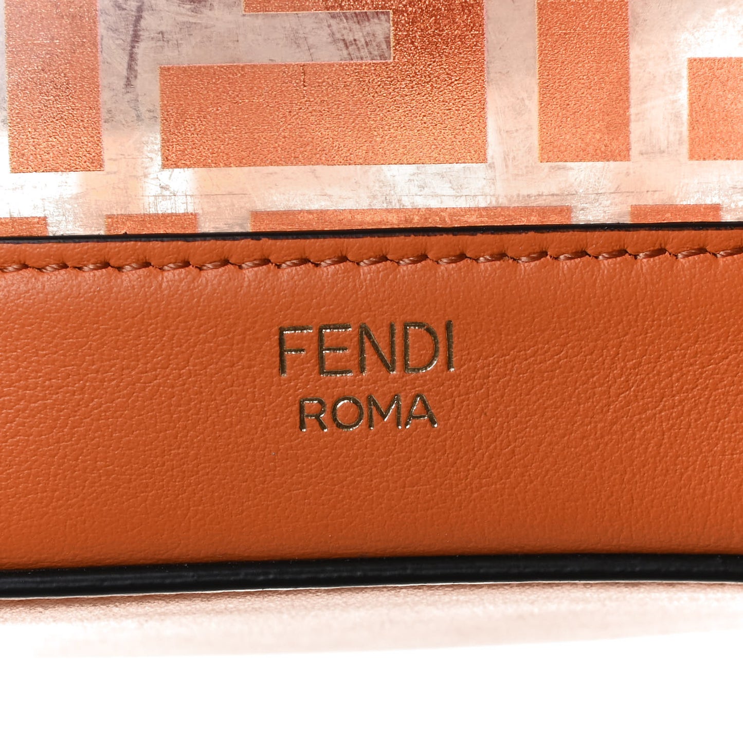 TPU FF Vitello Grace F is Fendi Mini Mon Tresor Bucket Bag Aranciata