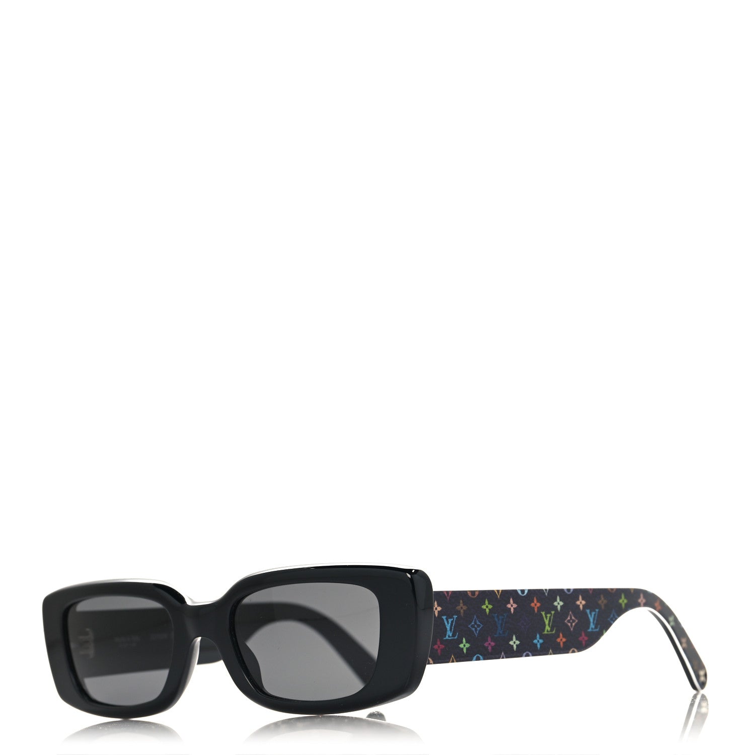 Louis Vuitton LV X TM Acetate Monogram Multicolor Sunglasses Z2709W Black 1 of 7