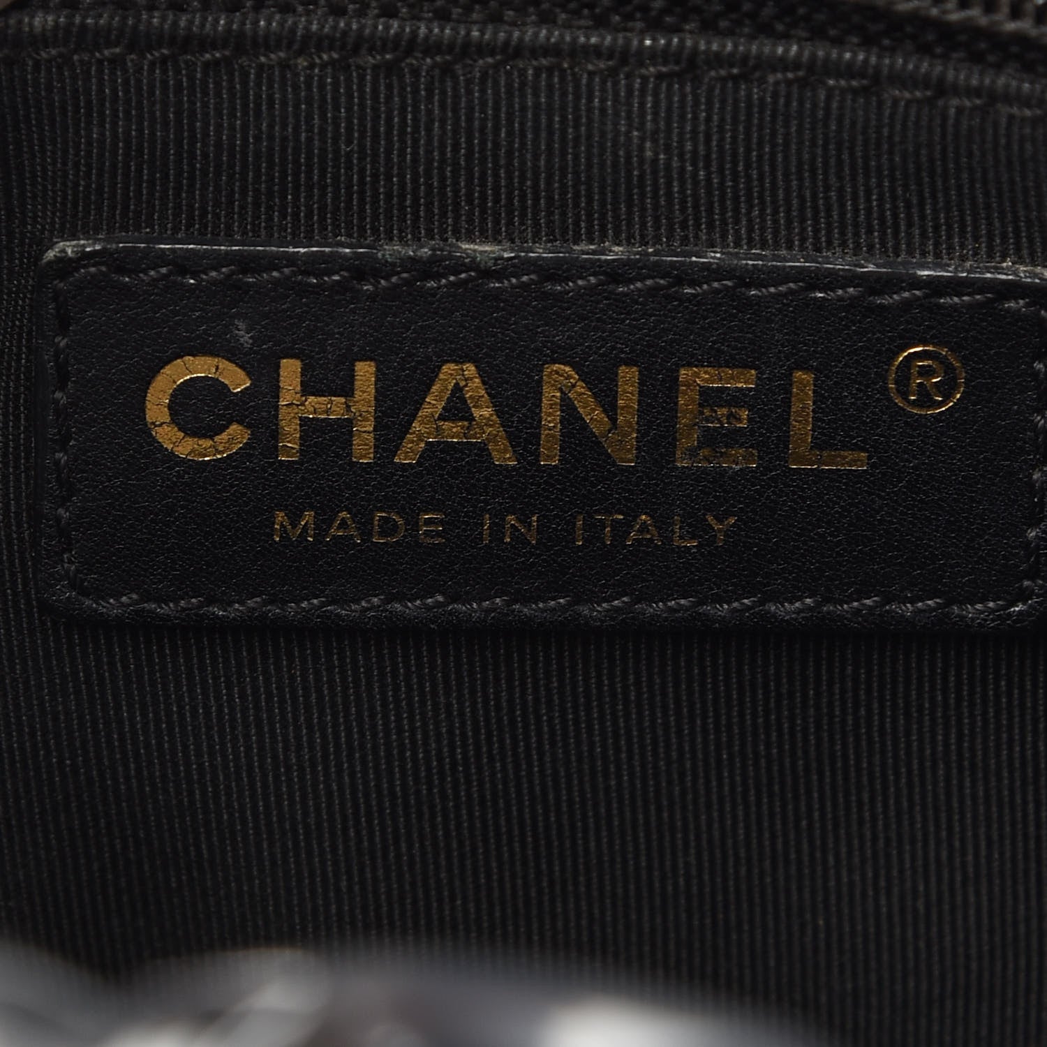 Chanel Calfskin Cerf Executive Shopper Tote Black 6 of 14