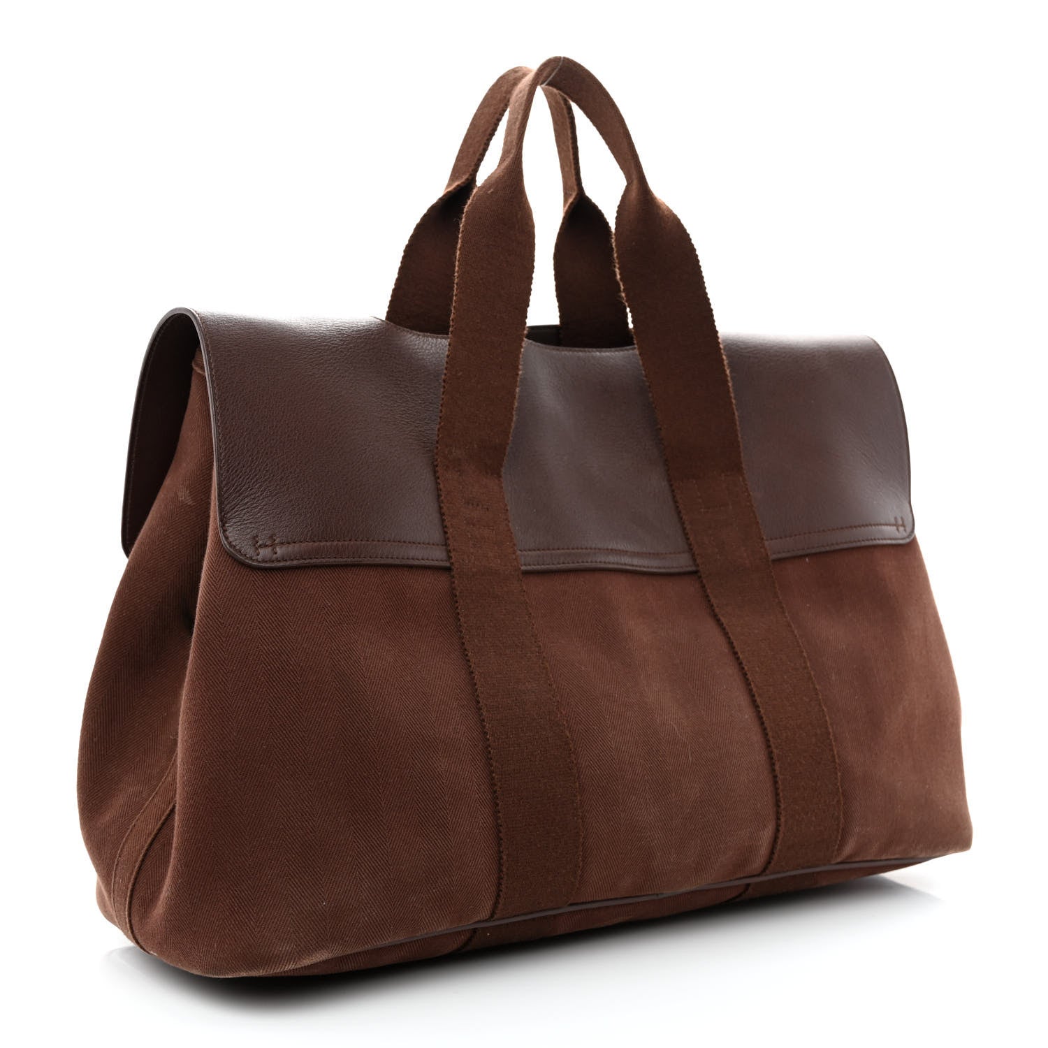 Hermes Toile Swift Valparaiso Tote MM Havane 4 of 15