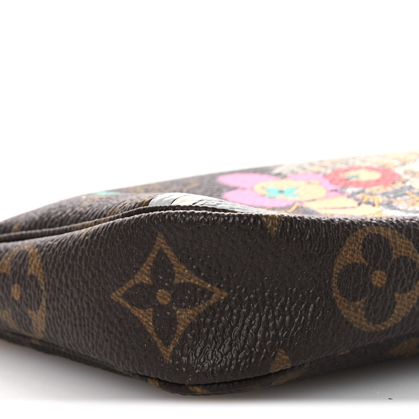 Monogram 2022 Christmas Animation Paris Mini Pochette Accessories Pink