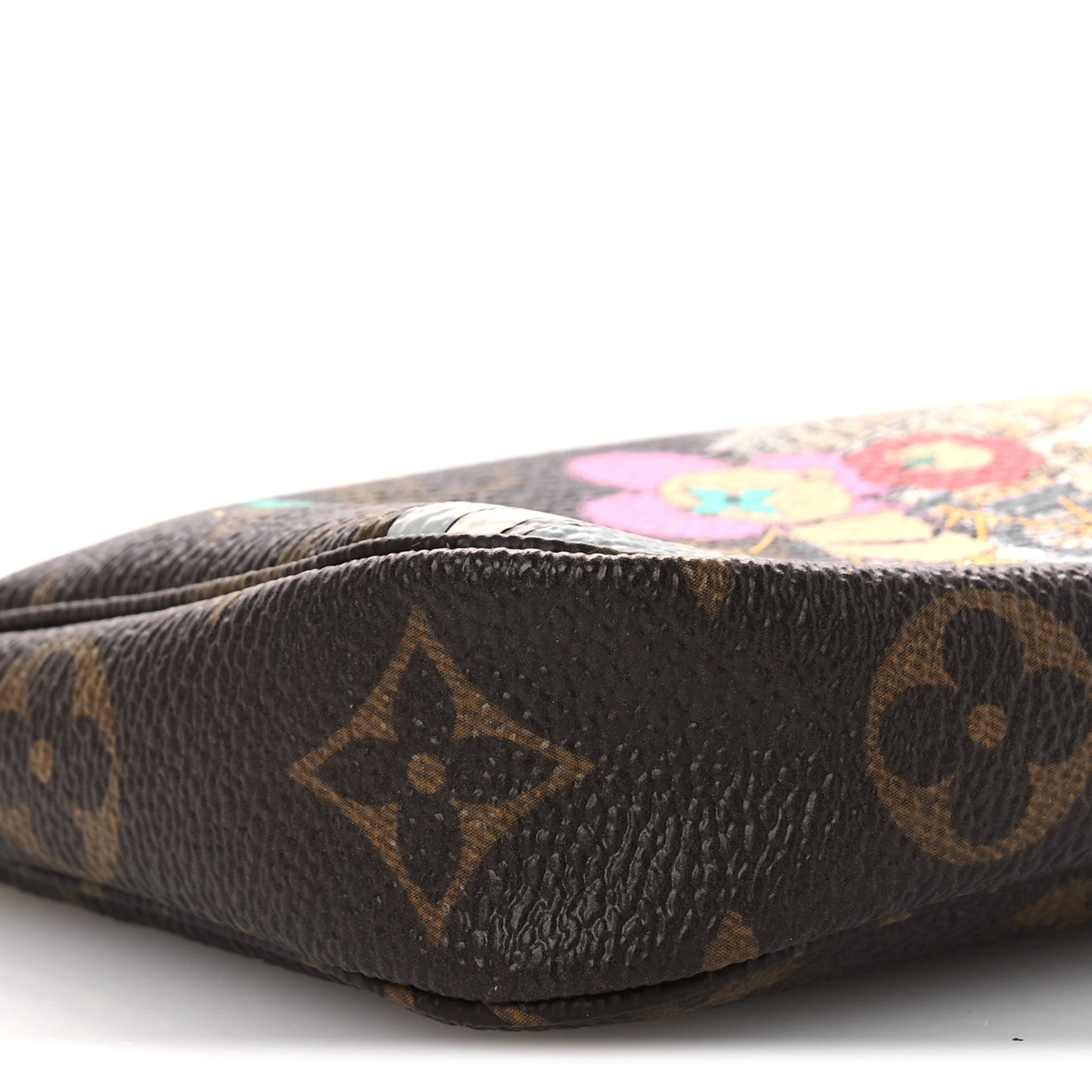Louis Vuitton Monogram 2022 Christmas Animation Paris Mini Pochette Accessories Pink 9 of 10