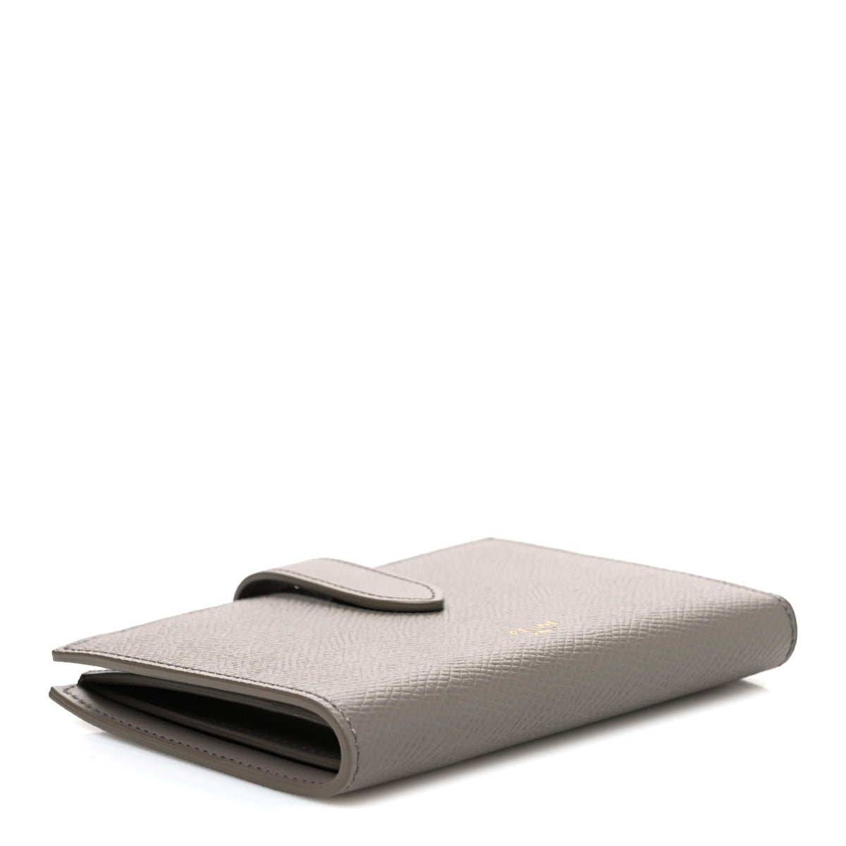 Celine Grained Calfskin Medium Multifunction Strap Wallet Pebble 4 of 7