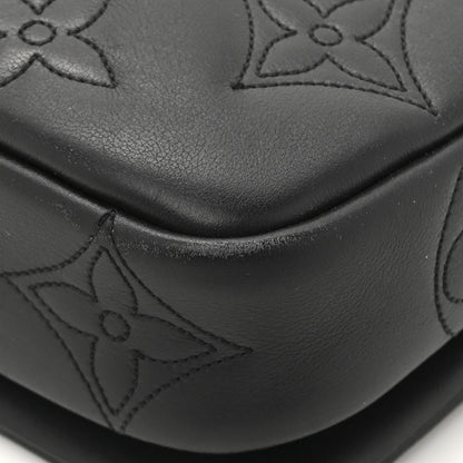 Louis Vuitton Calfskin Bubblegram Wallet On Strap Black 11 of 13