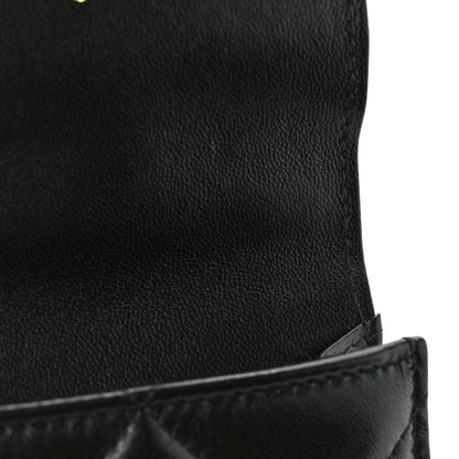 Chanel Lambskin Quilted Chanel 19 Phone Holder With Chain Black 14 of 15