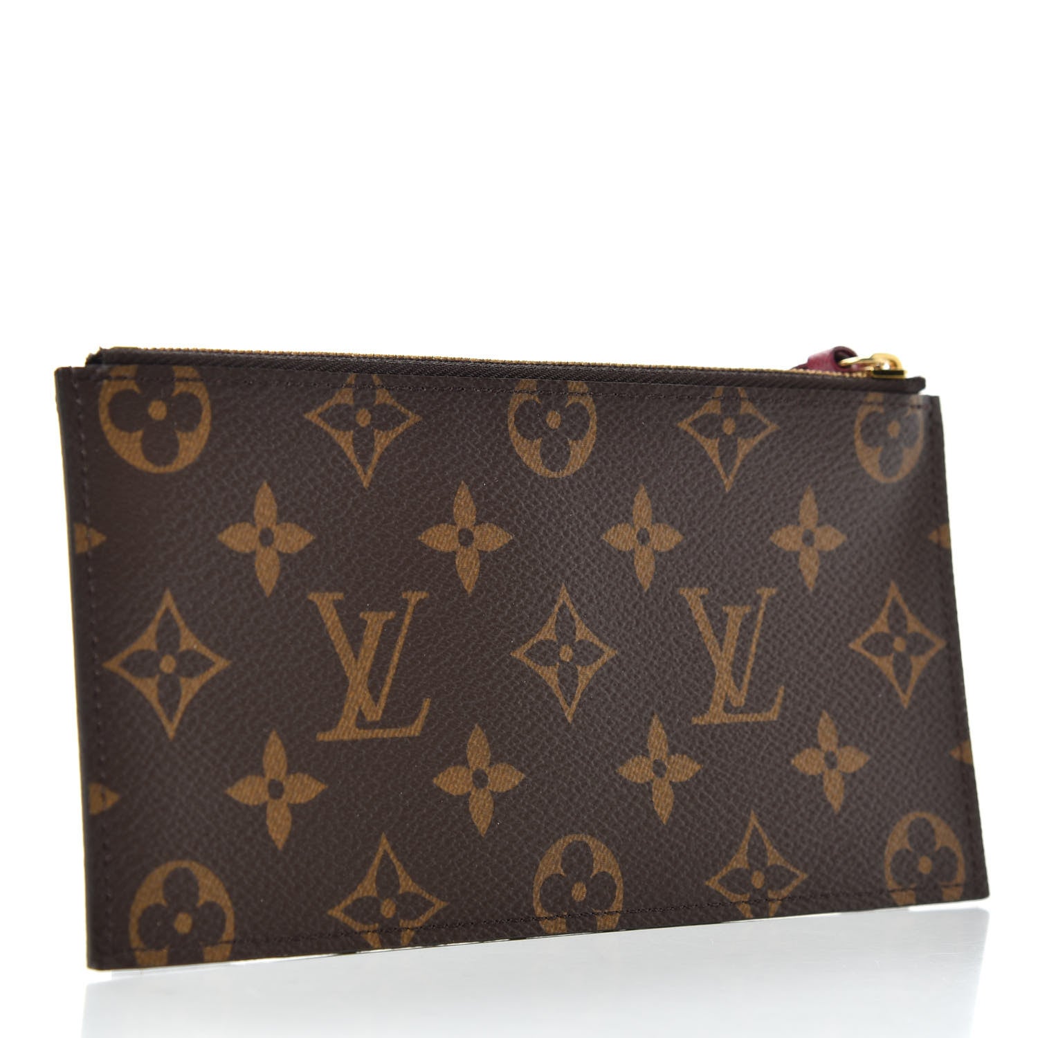 Louis Vuitton Monogram Felicie Chain Wallet Zippered Insert Fuchsia 3 of 6
