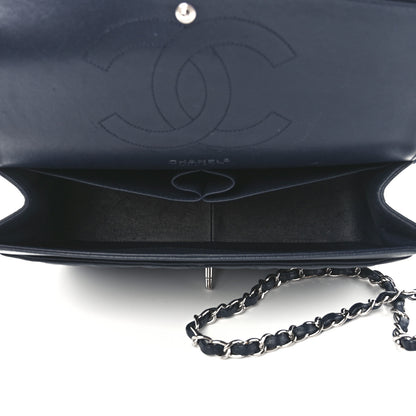 Chanel Caviar Quilted Jumbo Double Flap Navy Blue 5 of 12