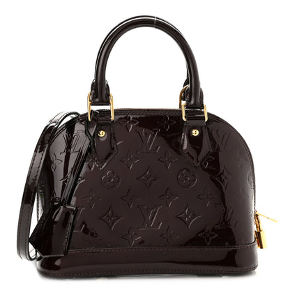 Louis Vuitton Vernis Alma BB Amarante 1 of 10
