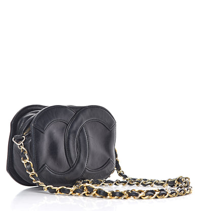 Chanel Lambskin Quilted CC Tassel Crossbody Black 3 of 18