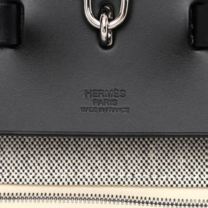 Hermes Criss Viking Vache Hunter Herbag Cabin Zip Retourne 50 Ecru Black 8 of 14