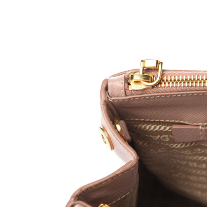 Prada Saffiano Small Galleria Double Zip Tote Cammeo 13 of 14