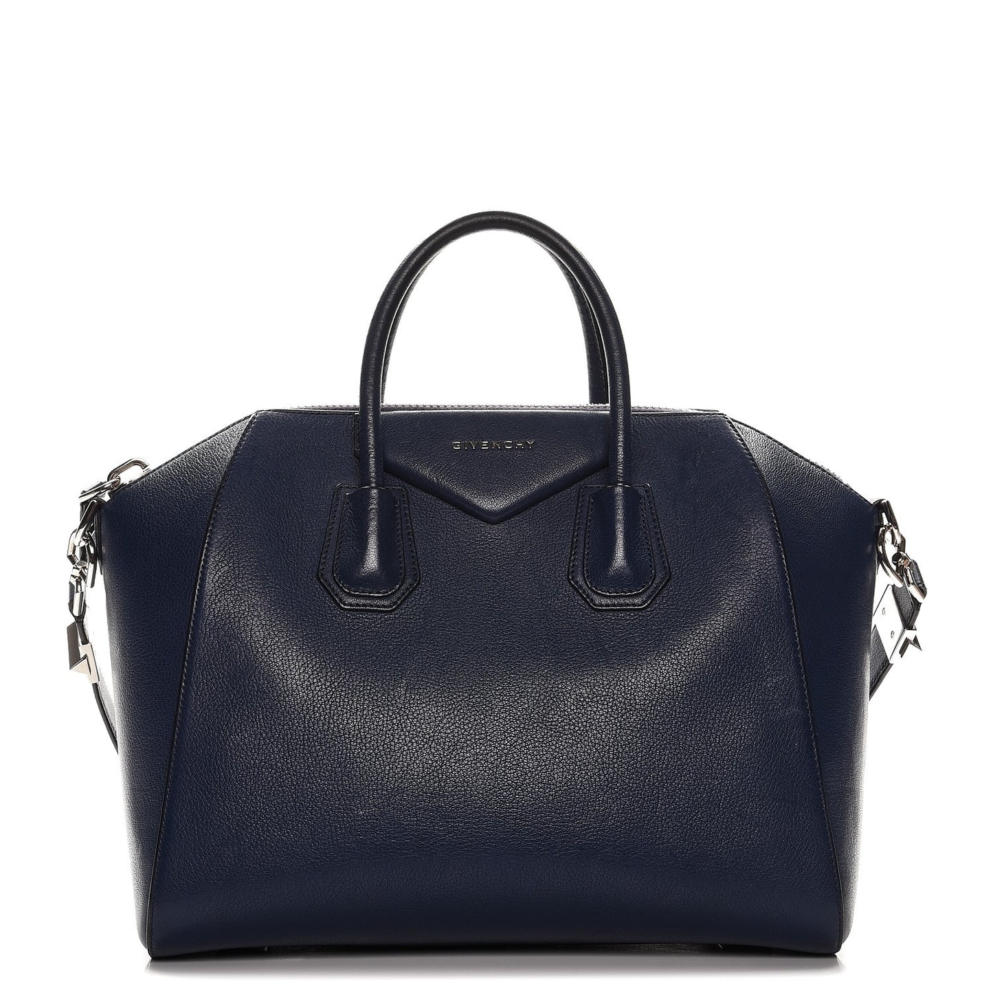 Sugar Goatskin Medium Antigona Navy