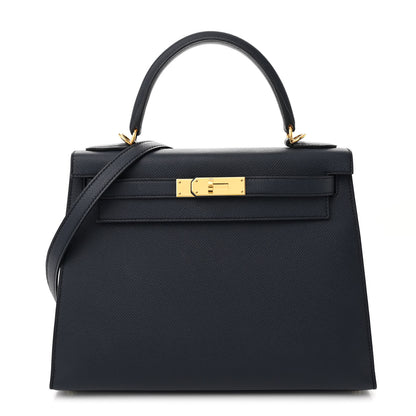 Hermes Epsom Kelly Sellier 28 Bleu Nuit 1 of 14