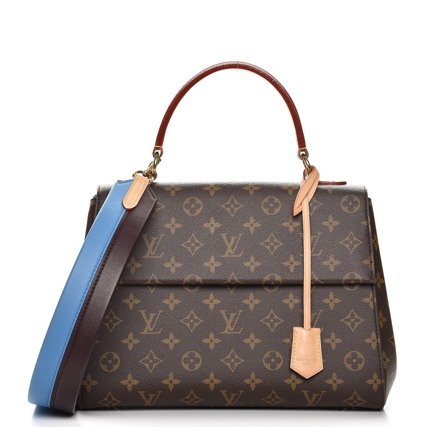 Louis Vuitton Monogram Cluny MM Blue Glacial 1 of 9