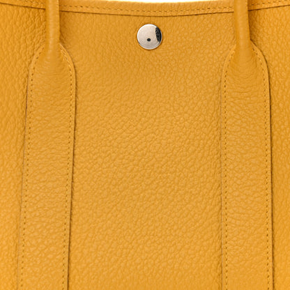 Hermes Vache Country Garden Party 30 TPM Jaune Ambre 8 of 10