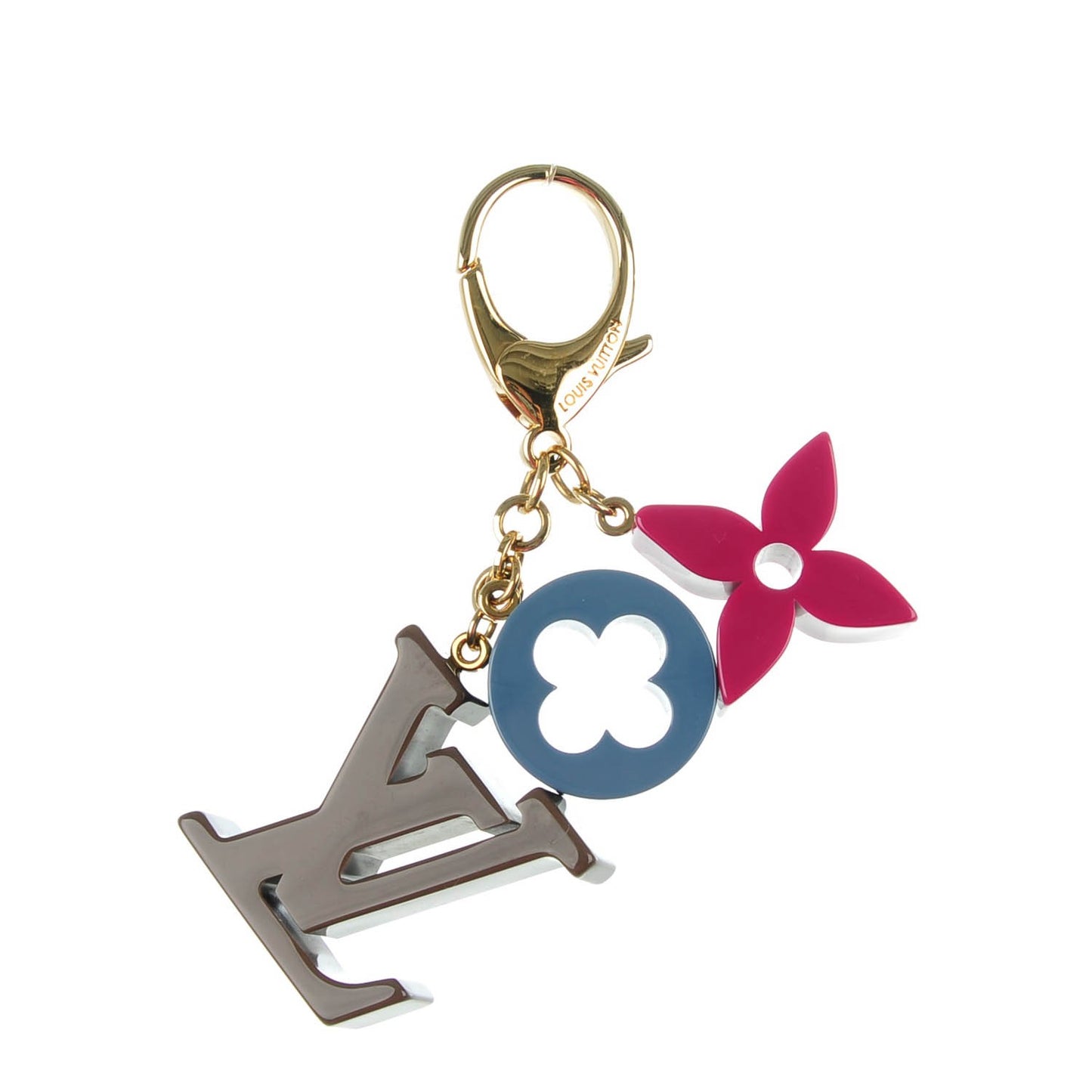 Resin Playtime Bag Charm Marron