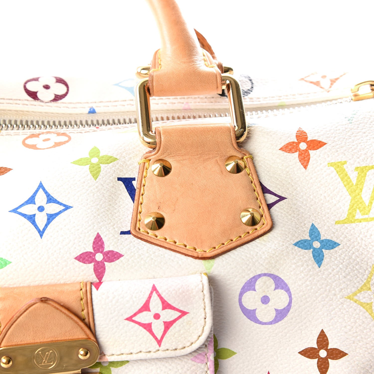 Louis Vuitton Monogram Multicolor Speedy 30 White 12 of 14