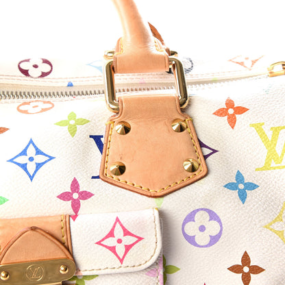 Louis Vuitton Monogram Multicolor Speedy 30 White 12 of 14