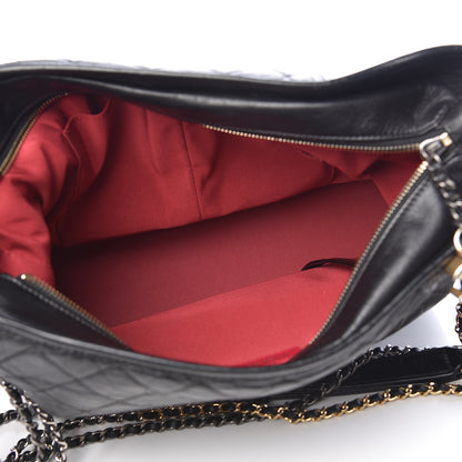 Chanel Aged Calfskin Quilted Large Gabrielle Hobo Black 5 of 18